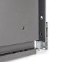 Emuca Kit Tiroir Extérieur Vertex, Profondeur 400mm, Réglage 3D, Gris Anthracite