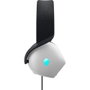 Dell Alienware AW520H Auriculares Gaming avec Fil Son Haute Résolution Dolby Atmos Lunar Light