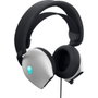 Dell Alienware AW520H Auriculares Gaming avec Fil Son Haute Résolution Dolby Atmos Lunar Light