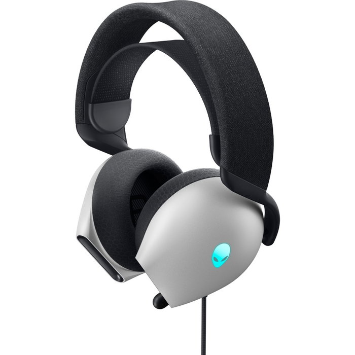 Dell Alienware AW520H Auriculares Gaming avec Fil Son Haute Résolution Dolby Atmos Lunar Light