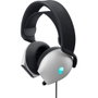 Dell Alienware AW520H Auriculares Gaming avec Fil Son Haute Résolution Dolby Atmos Lunar Light
