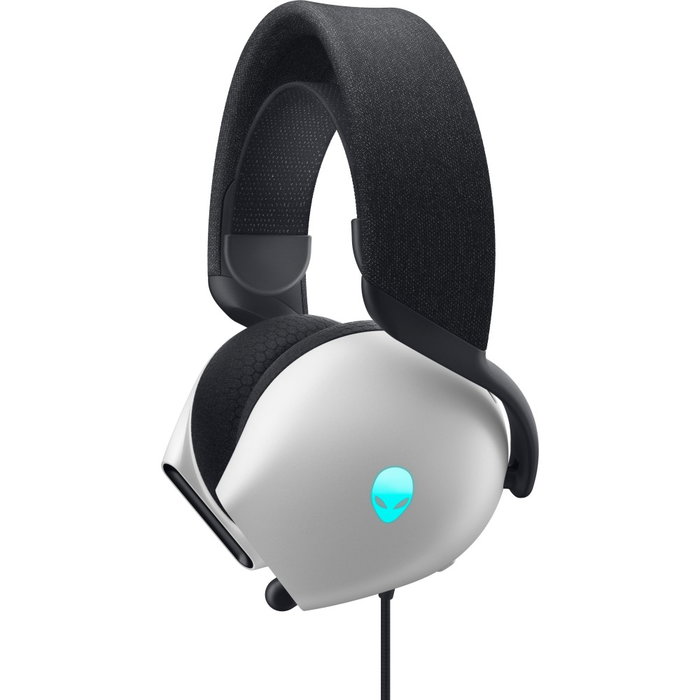 Dell Alienware AW520H Auriculares Gaming avec Fil Son Haute Résolution Dolby Atmos Lunar Light