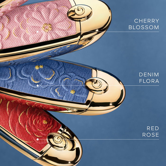 Guerlain ROUGE G BLOOMING DENIM #Red Rose 1 unite