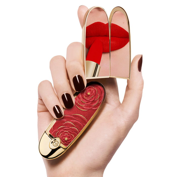 Guerlain ROUGE G BLOOMING DENIM #Red Rose 1 unite