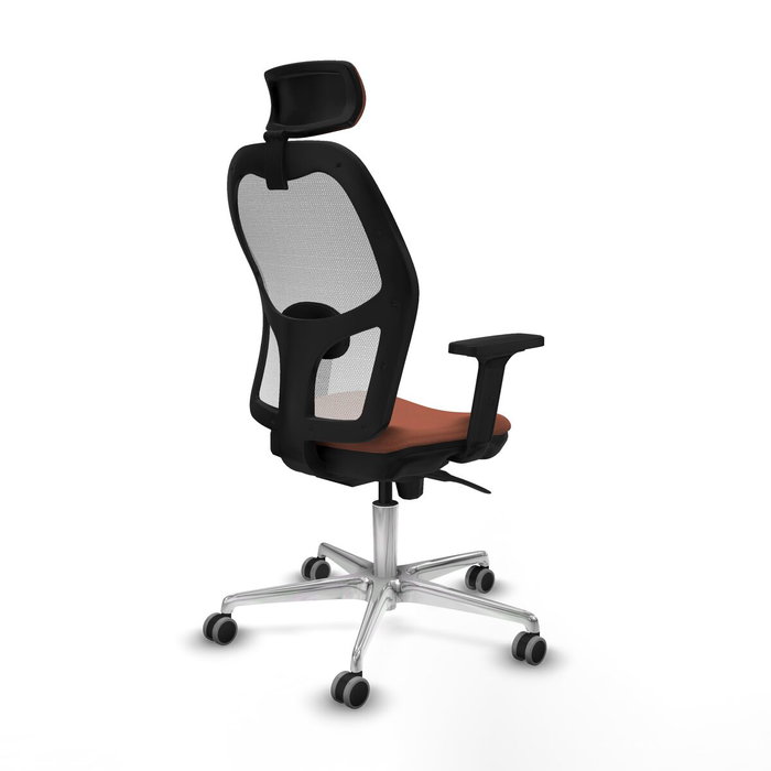 Piqueras y Crespo Chaise de Bureau Jorquera 2D086G2 Blanc Marron