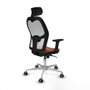 Piqueras y Crespo Chaise de Bureau Jorquera 2D086G2 Blanc Marron