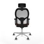 Piqueras y Crespo Chaise de Bureau Jorquera 2D086G2 Blanc Marron