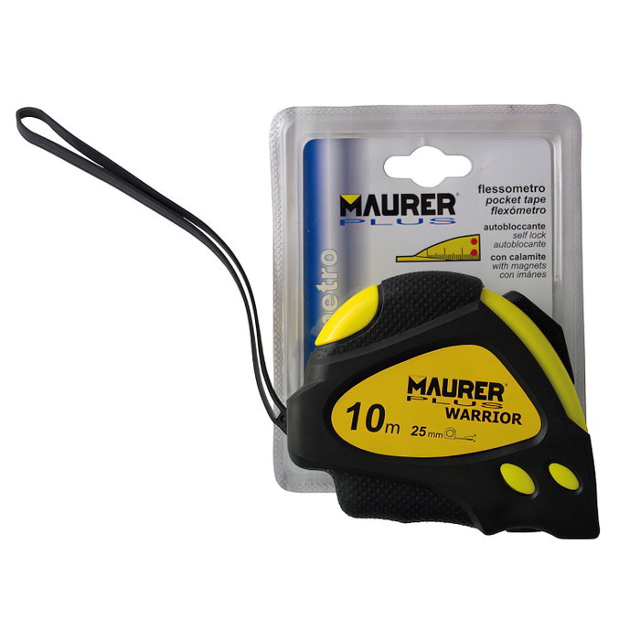 MAURER Wolfpack Grip Topline Mètre déroulant à blocage 10m