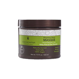 Macadamia - Masque Réparateur Léger Pro Vegan 222 mL à l'huile de Macadamia - Hydratation intense pour cheveux secs, abîmés et fins