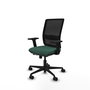 PIQUERAS Y CRESPO Chaise Haches Synchrone/Traslack Vert foncé/Noir