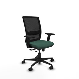 PIQUERAS Y CRESPO Chaise Haches Synchrone/Traslack Vert foncé/Noir