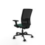 PIQUERAS Y CRESPO Chaise Haches Synchrone/Traslack Vert foncé/Noir