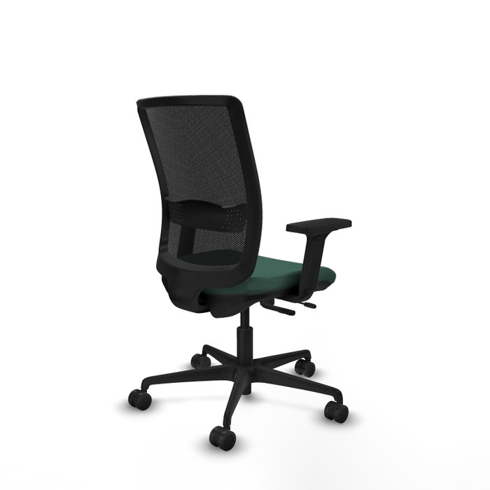 PIQUERAS Y CRESPO Chaise Haches Synchrone/Traslack Vert foncé/Noir