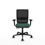 PIQUERAS Y CRESPO Chaise Haches Synchrone/Traslack Vert foncé/Noir