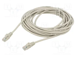 ART Cordon de patch Cat 5e U/UTP RJ45 1m gris
