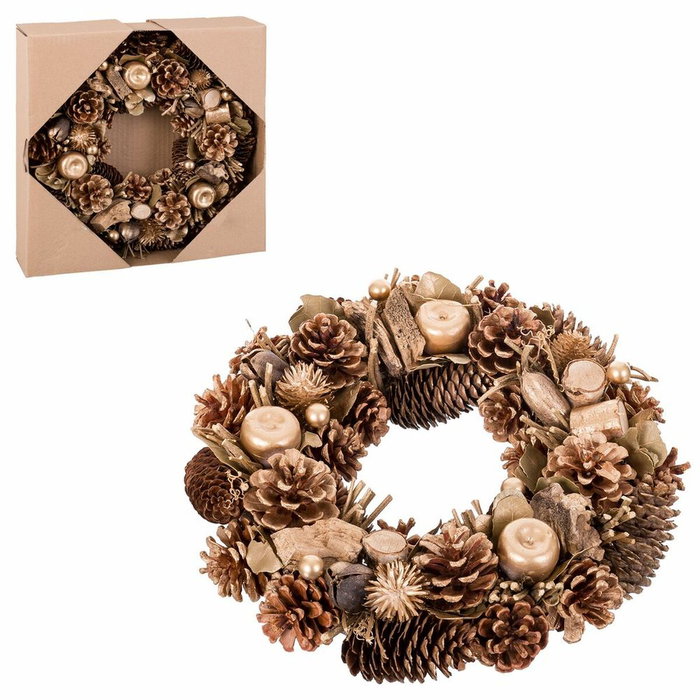 BigBuy Home Couronne de Noël Foam Ananas 30 x 8 x 30 cm BigBuy Home Couronne de Noël Foam Ananas 30 x 8 x 30 cm