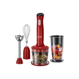 Russell Hobbs Mixeur Plongeant Desire 3-en-1 Rouge 500 W