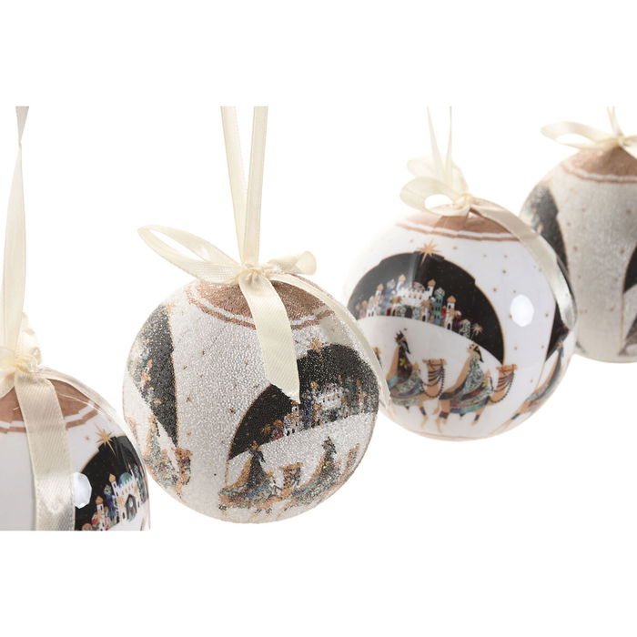 Boules de Noël Home ESPRIT Multicouleur PVC (14 Pièces)