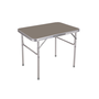 Marbueno 10013M Mesa Pliante Aluminium Effet Bois Camping et Plage 75x55x60 cm Diamètre Tube 25 mm