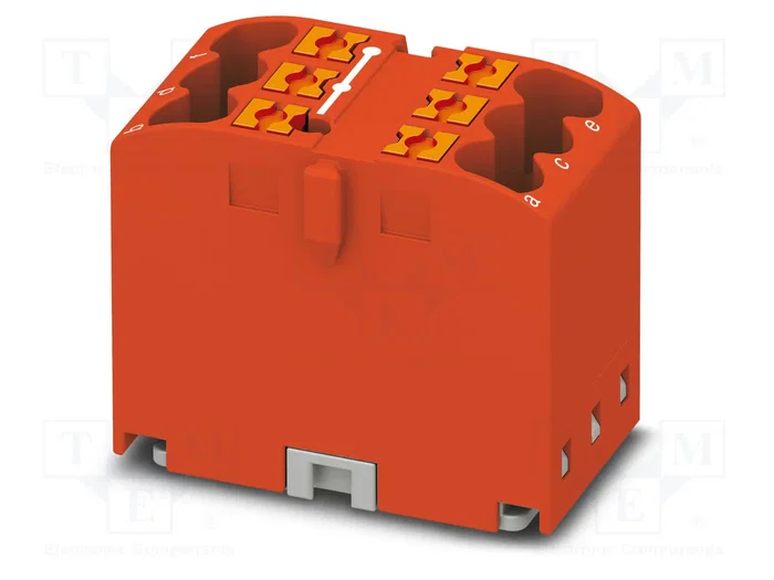 PHOENIX CONTACT PTFIX 6X2,5 RD Connecteur de rail push-in rouge PHOENIX CONTACT PTFIX 6X2,5 RD Connecteur de rail push-in rouge