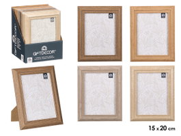 GIFTDECOR Lot de 24 cadres photo 15x20 cm assortis