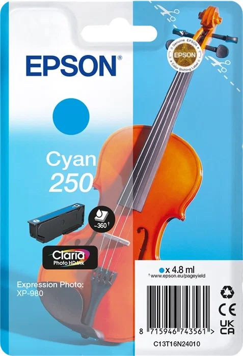 Epson C13T16N24010 Cartouche d'encre cyan Original 360 pages Epson C13T16N24010 Cartouche d'encre cyan Original 360 pages