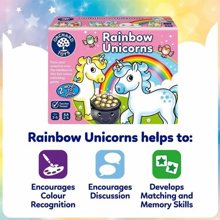 Orchard Licornes multicolores - Jeu de paires Orchard Licornes multicolores - Jeu de paires