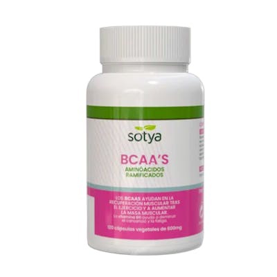 SOTYA BCAA's Aminoacidos Ramificados 600mg 120 Capsules SOTYA BCAA's Aminoacidos Ramificados 600mg 120 Capsules