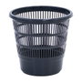 Plastiken Papelera à grille noir 16 L Ø31x30 cm poubelle bureau école commerce