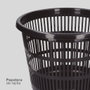 Plastiken Corbeille à grille 16 L Noir