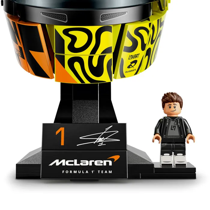LEGO Editions Casque de Lando Norris McLaren Mastercard F1 Team - Maquette Collector