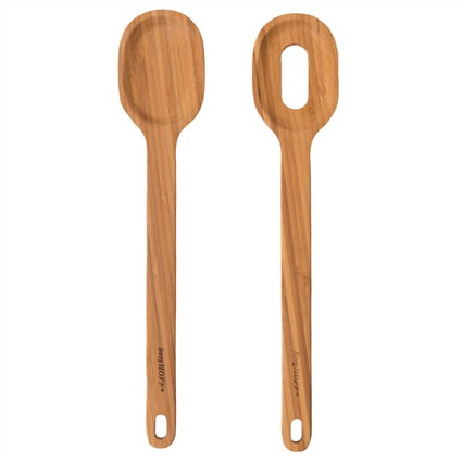 Berghoff 3950096 - Bol à Salade avec Couverts en Bambou - Serviette Élégante pour Table Berghoff 3950096 - Bol à Salade avec Couverts en Bambou - Serviette Élégante pour Table