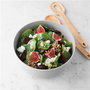 Berghoff 3950096 - Bol à Salade avec Couverts en Bambou - Serviette Élégante pour Table