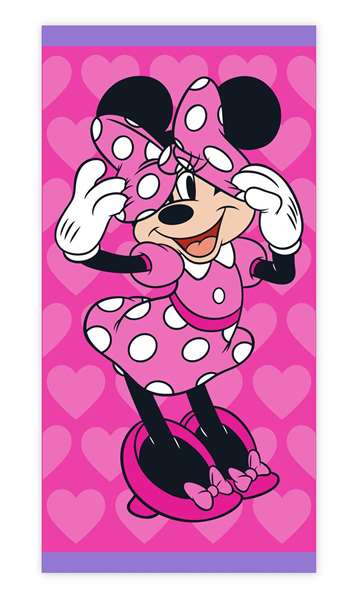 Safta Toalla Serviette de bain Minnie Mouse "Me Time" en coton - 70 cm x 140 cm, pour enfants à partir de 3 ans Safta Toalla Serviette de bain Minnie Mouse "Me Time" en coton - 70 cm x 140 cm, pour enfants à partir de 3 ans