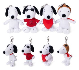 Simba Peanuts Set de 12 porte-clés Snoopy 10 cm