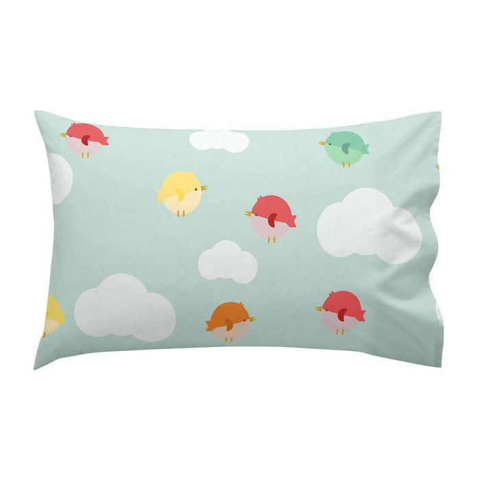 Jeu de draps HappyFriday Happynois Learning To Fly Multicouleur Lit de bébé 2 Pièces Jeu de draps HappyFriday Happynois Learning To Fly Multicouleur Lit de bébé 2 Pièces