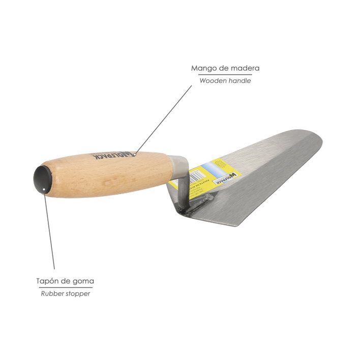 WOLFPACK LINEA PROFESIONAL Truelle Manche Bois 348 / 180 mm