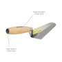 WOLFPACK LINEA PROFESIONAL Truelle Manche Bois 348 / 180 mm