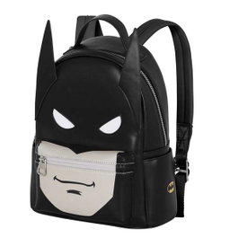 Karactermania Sac à dos Batman Batsignal - Sac à dos urbain pour usage quotidien, dimensions 24,5 x 15 x 29 cm, Noir