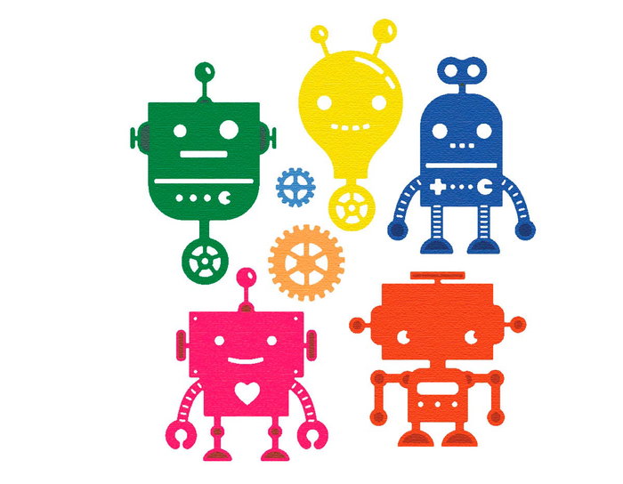 Misskuty Lot de 7 emporte-pièces fins ZAG Robots Misskuty Lot de 7 emporte-pièces fins ZAG Robots