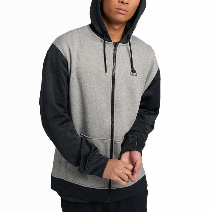 Sweat à capuche homme Burton Oak Full-Zip Noir 5 ans