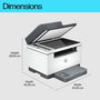 HP Imprimante LaserJet multifonction M234sdw - Laser noir et blanc, recto-verso automatique, WiFi, jusqu'à 29 ppm, impression, copie, numérisation