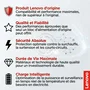 Lenovo Adaptateur secteur 65W USB-C GX20P92529 Noir