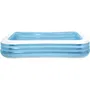 Intex - Piscine Gonflable Rectangulaire Givrée, 305 x 183 x 56 cm (1020 Litres), 3 Chambres à Air, pour Enfants de 6 ans et Plus