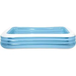 Intex - Piscine Gonflable Rectangulaire Givrée, 305 x 183 x 56 cm (1020 Litres), 3 Chambres à Air, pour Enfants de 6 ans et Plus