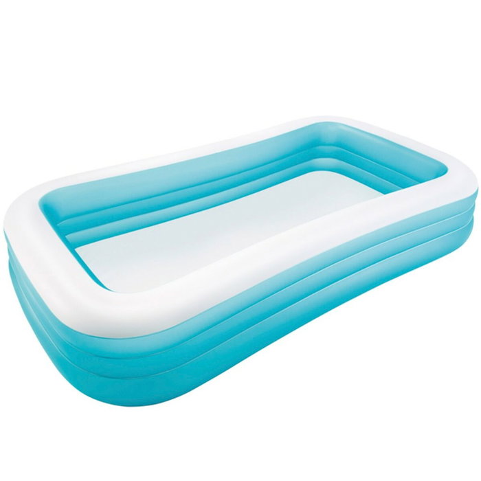 Intex Piscine gonflable rectangulaire givrée 305 x 183 x 56 cm Intex Piscine gonflable rectangulaire givrée 305 x 183 x 56 cm