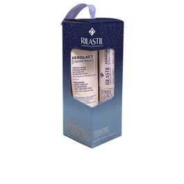 Rilastil Crème Mains Réparatrice Hydratante & Nourrissante - Avec Beurre de Karité - Set Étui 2 pcs