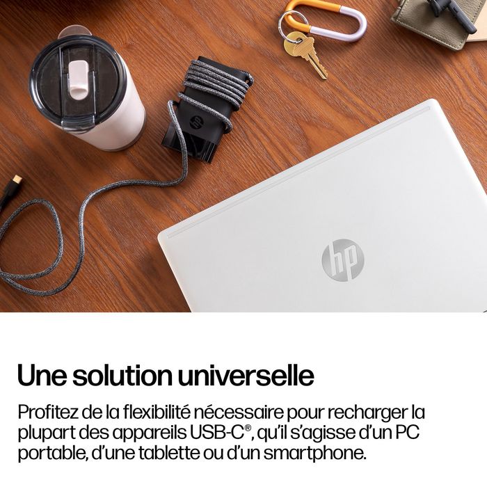 HP Chargeur pour ordinateur portable USB-C 65 W Noir