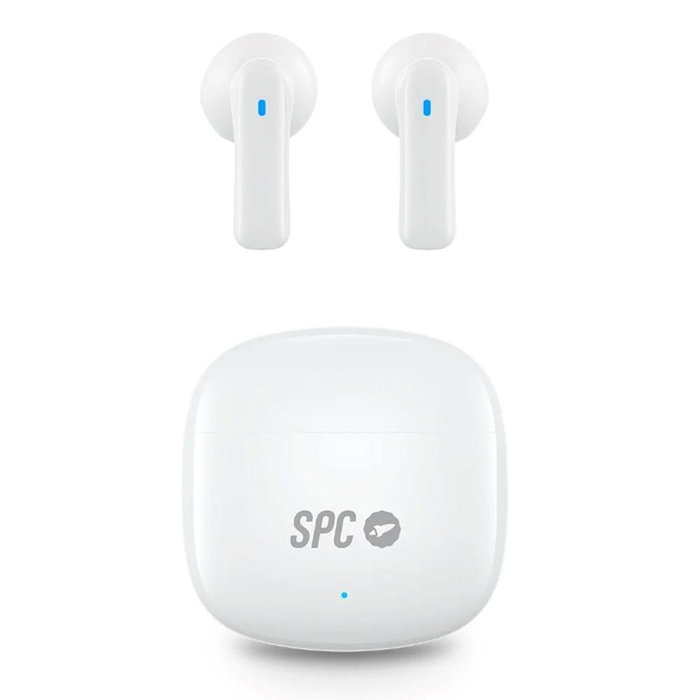 SPC Auriculares Zion 2 Bluetooth Blanco True Wireless avec charge USB-C et résistance IPX4