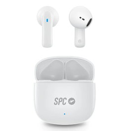 SPC Auriculares Zion 2 Bluetooth Blanco True Wireless avec charge USB-C et résistance IPX4